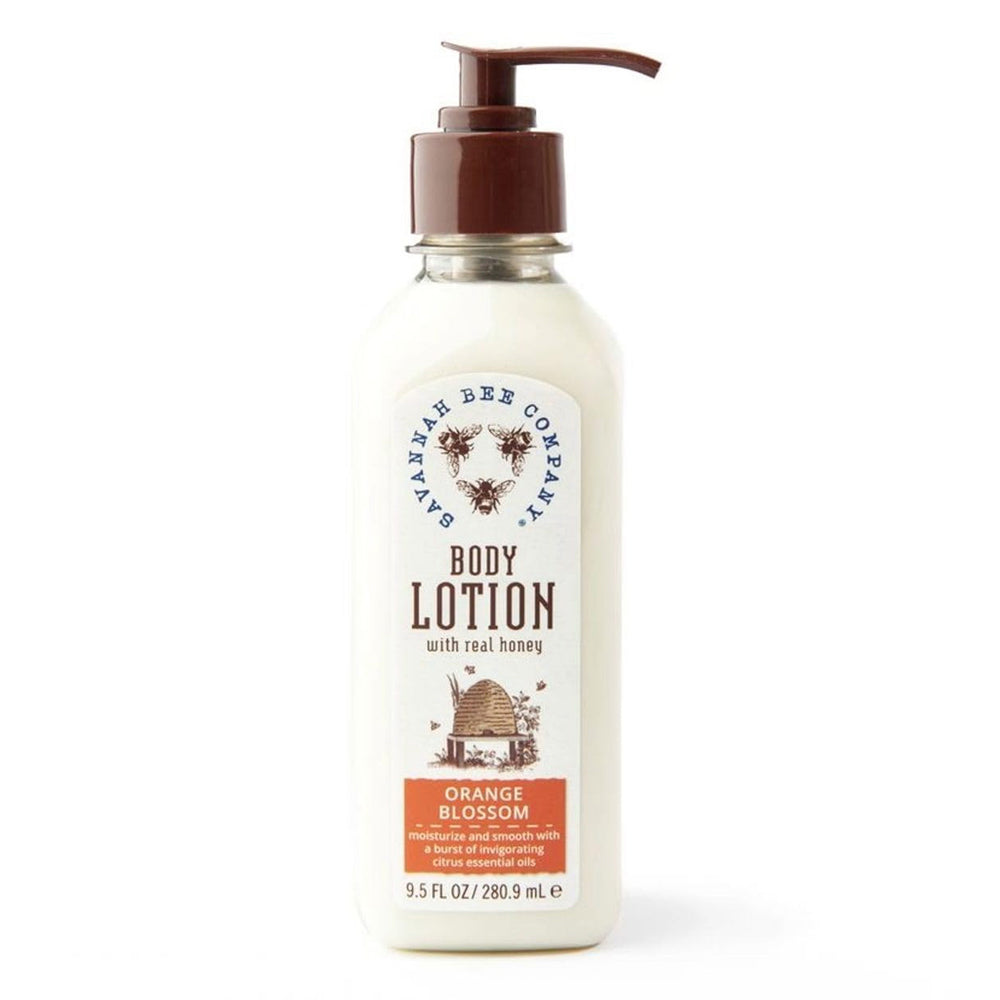 Savannah Bee Honey Body Lotion Orange Blossom for Hydration and Skin Softening 9.5Oz (280.9ml)